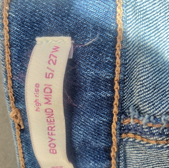 SO Brand HighRise Boyfriend Midi Jean Shorts Size 5/27 W NWT - Picture 4 of 6